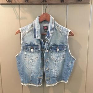 2B Bebe denim vest